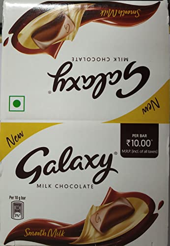 Galaxy Smooth Milk Chocolate, 10g Bar (Pack of 32) 320g INDIAN - 373324981
