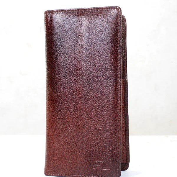 LEATHER WALLET-BROWN INDIAN  -325186005
