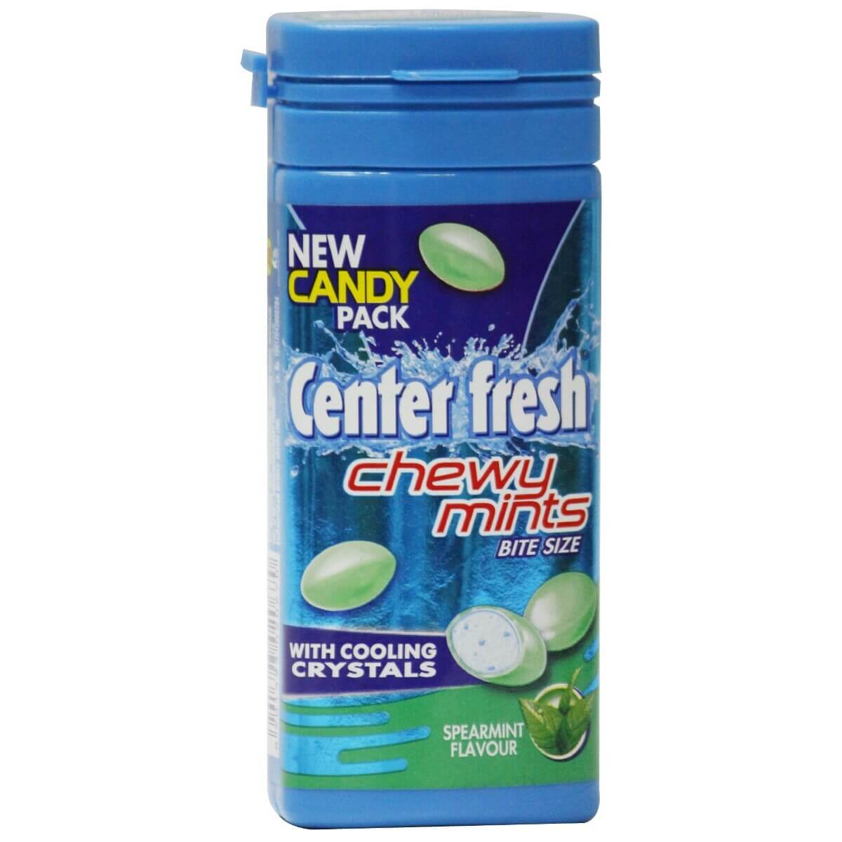 Center Fresh Mint, Chewy Mints, Spearmint Flavour Candy Pocket Bottle 33 g INDIAN -223457462