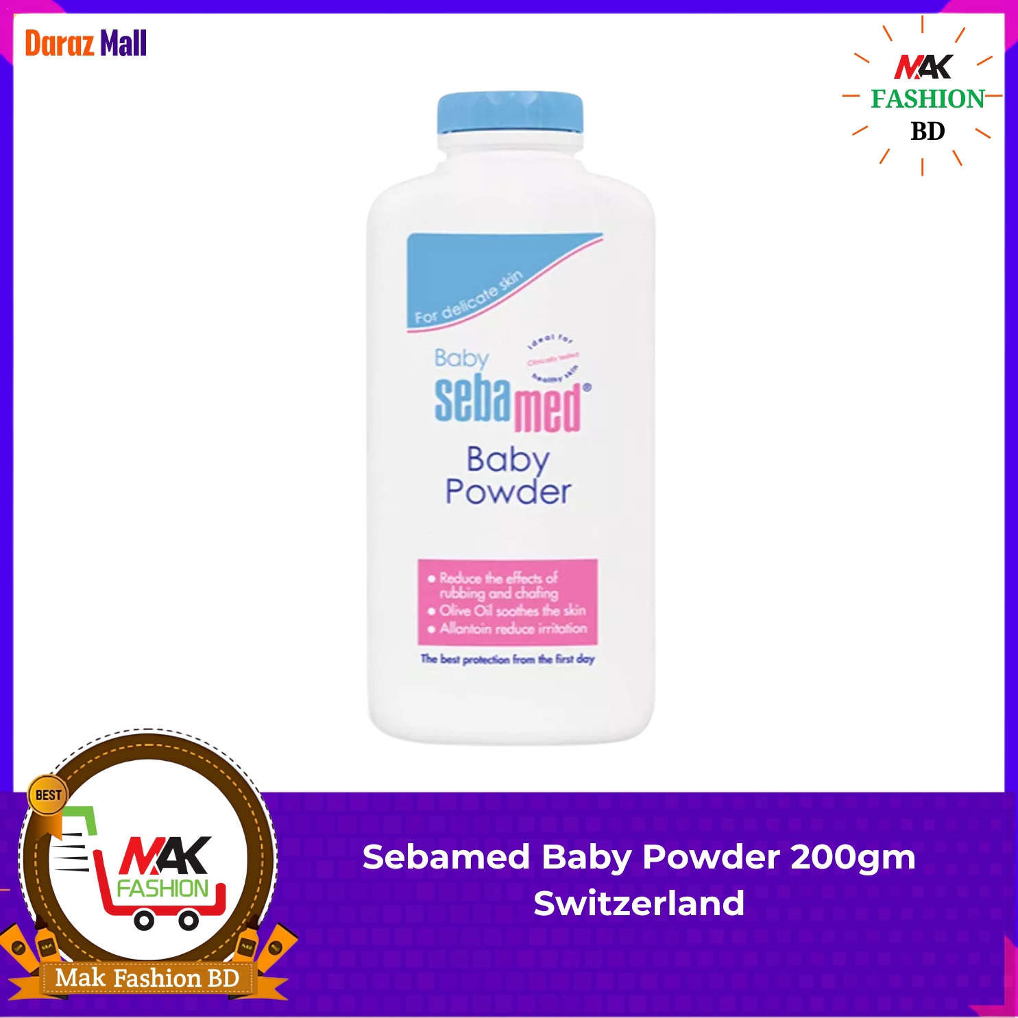 Sebamed Baby Powder 200gm Switzerland  284084260