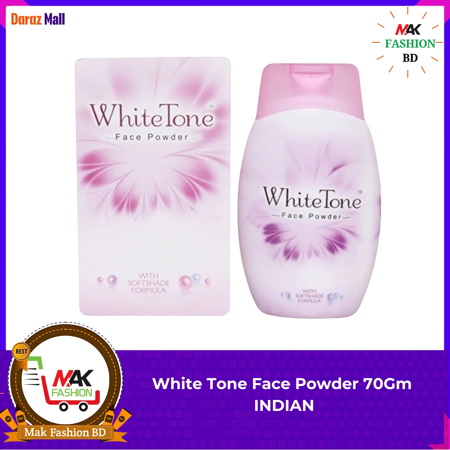 White Tone Face Powder 70Gm INDIAN  293018595