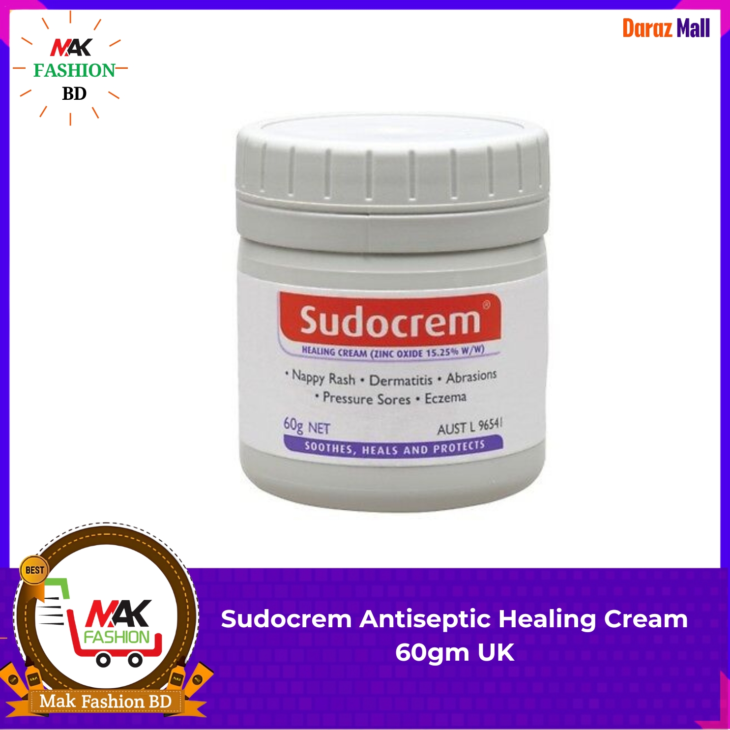 Sudocrem Antiseptic Healing Cream 60gm UK  296794667