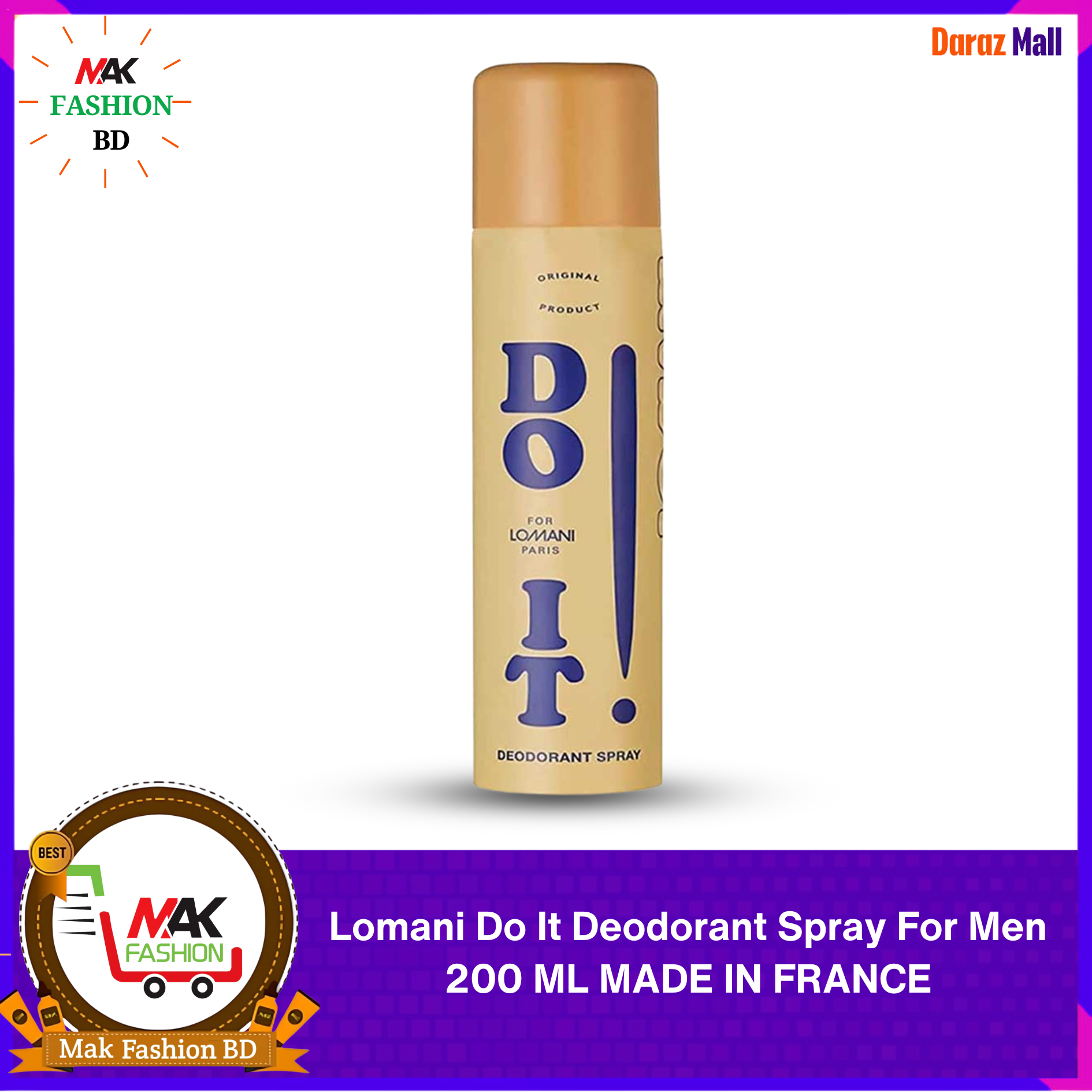 Lomani Do It Deodorant Spray For Men 200ml MADE IN FRANCE 325476533