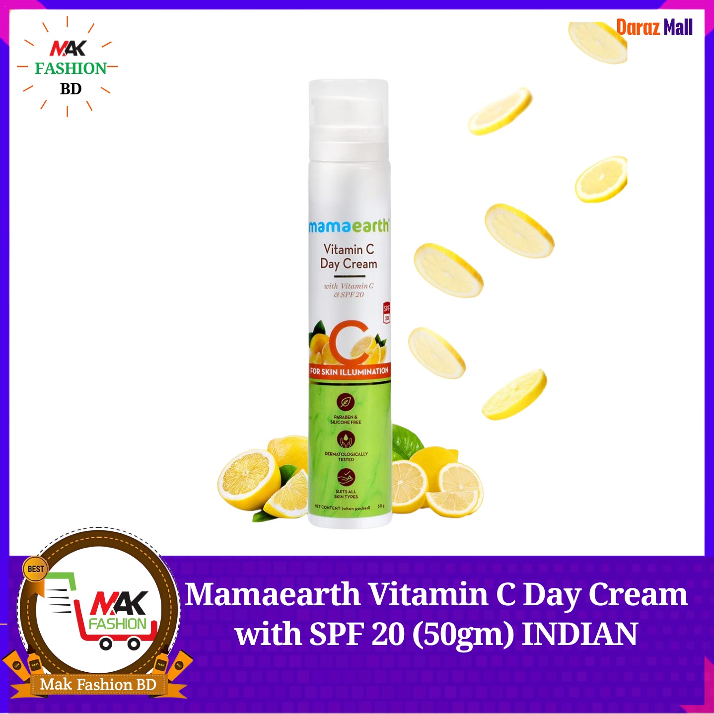 Mamaearth Vitamin C Day Cream with SPF20 50gm INDIAN 506079085
