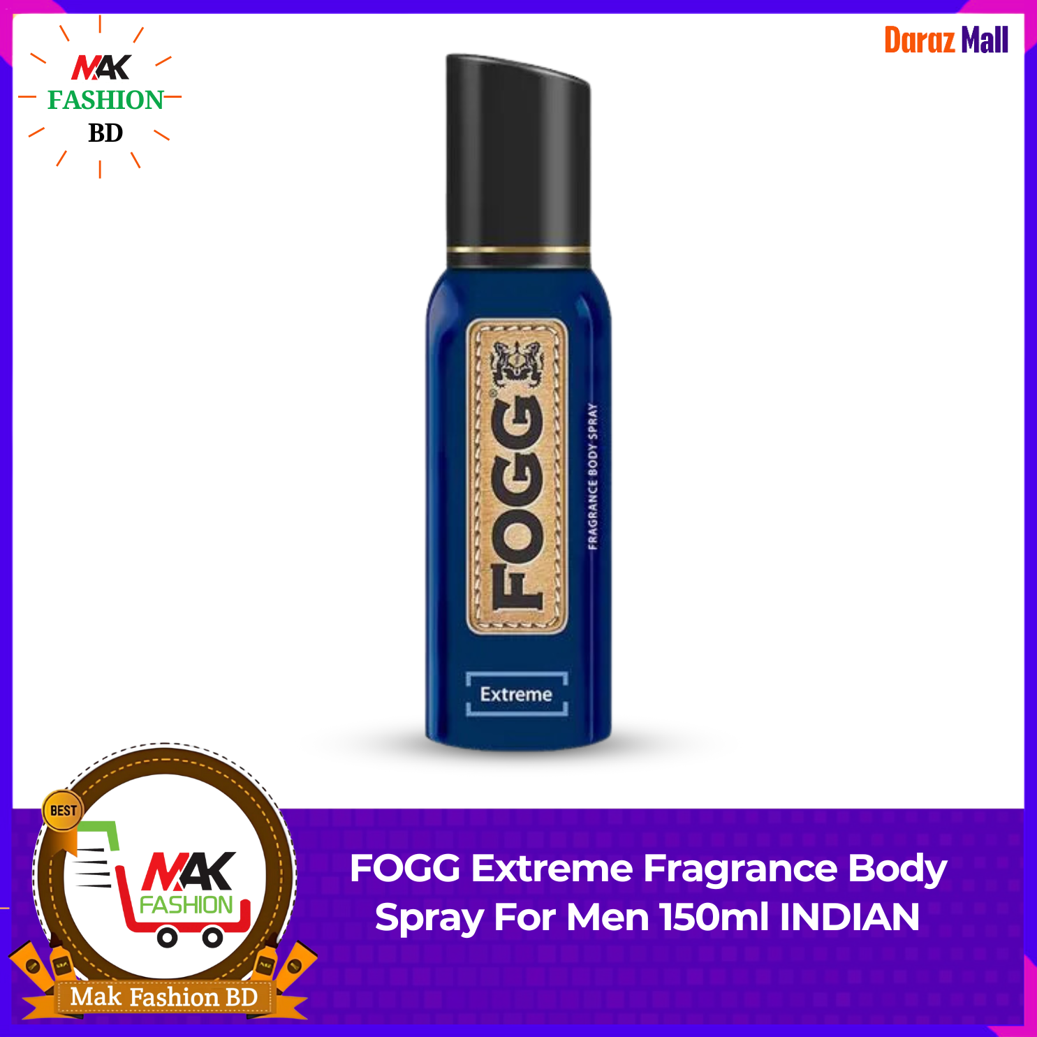 FOGG Extreme Fragrance Body Spray For Men 150ml INDIAN 527048175