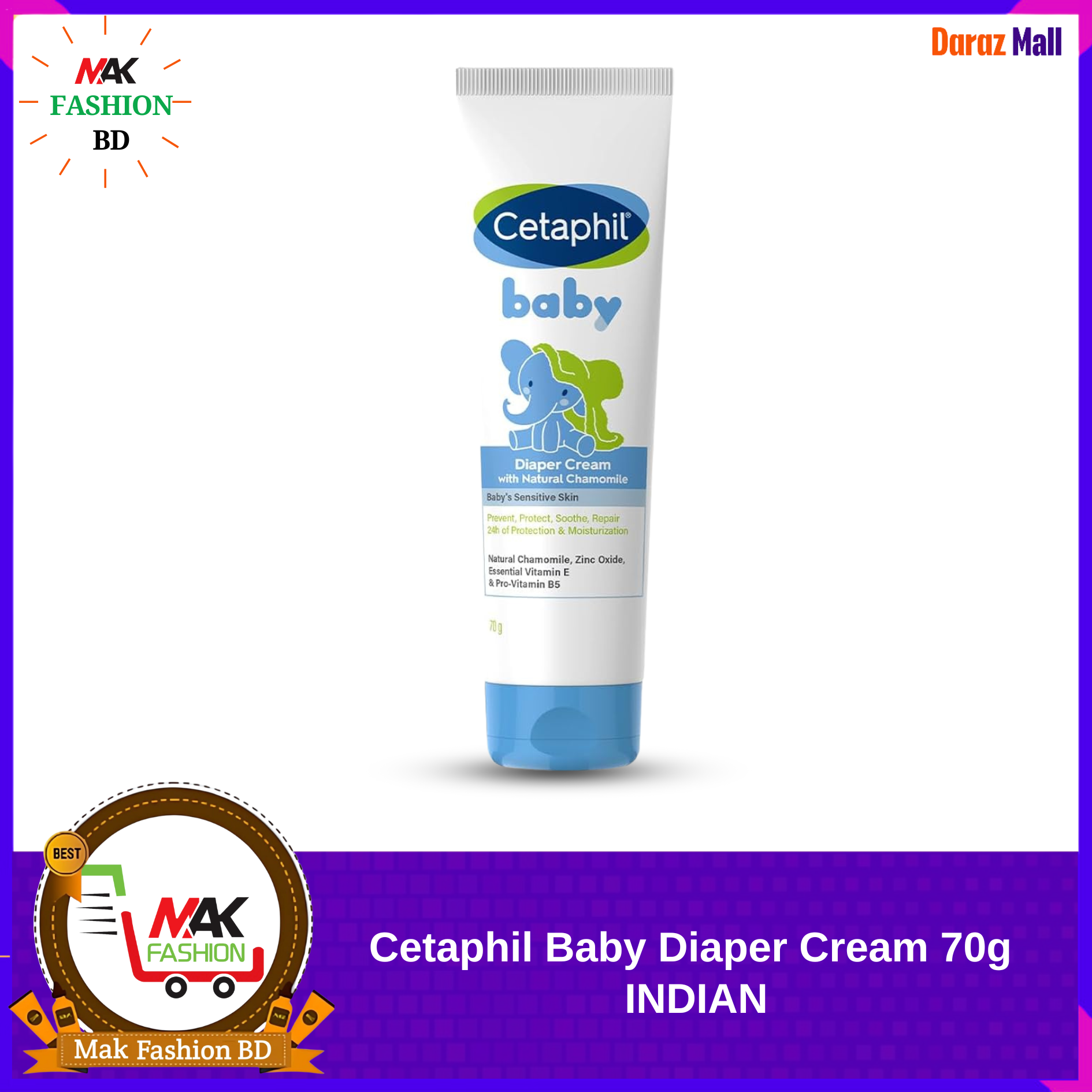 Cetaphil Baby Diaper Cream 70g INDIAN 332227169