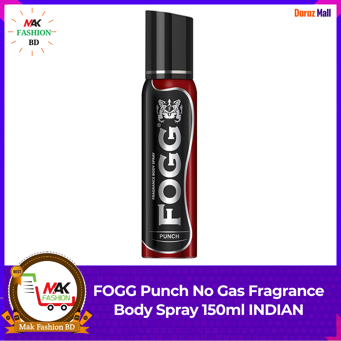 FOGG Punch No Gas Fragrance Body Spray 150ml INDIAN 388032538
