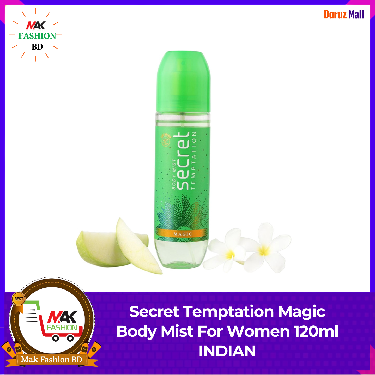 Secret Temptation Magic Body Mist For Women 120ml INDIAN 388015392