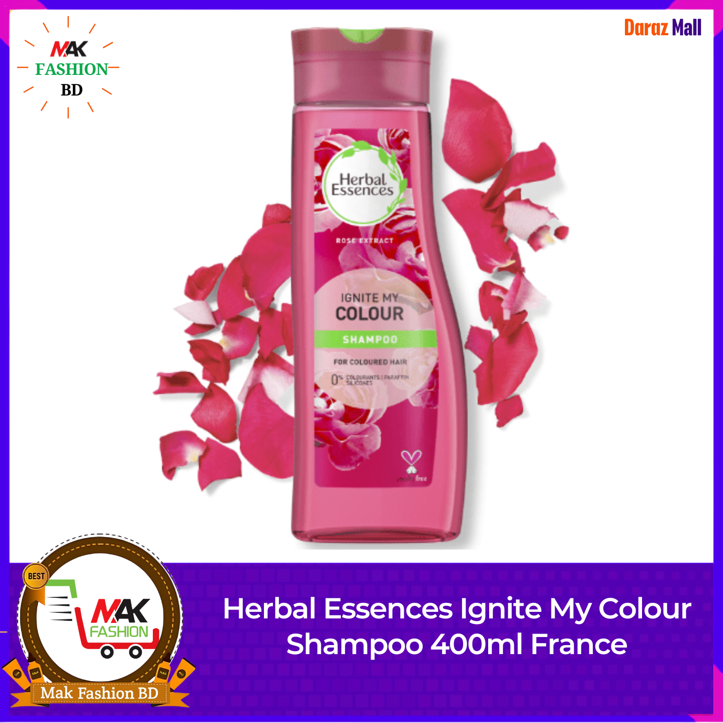 Herbal Essences Ignite My Colour Shampoo 400ml France 529733655