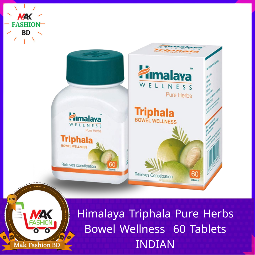 Himalaya Triphala Pure Herbs Bowel Wellness - 60 Tablets INDIAN