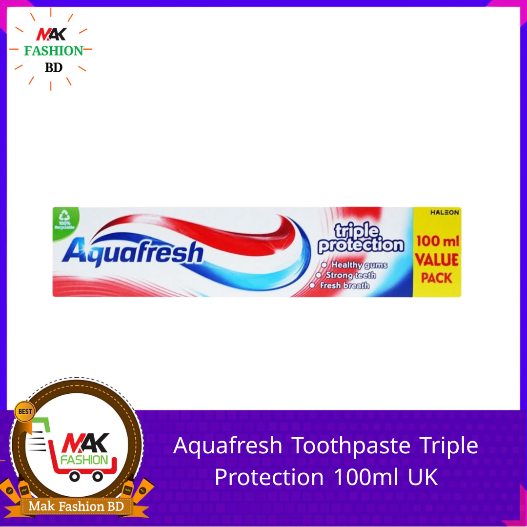 Aquafresh Toothpaste Triple Protection 100ml UK -266904724