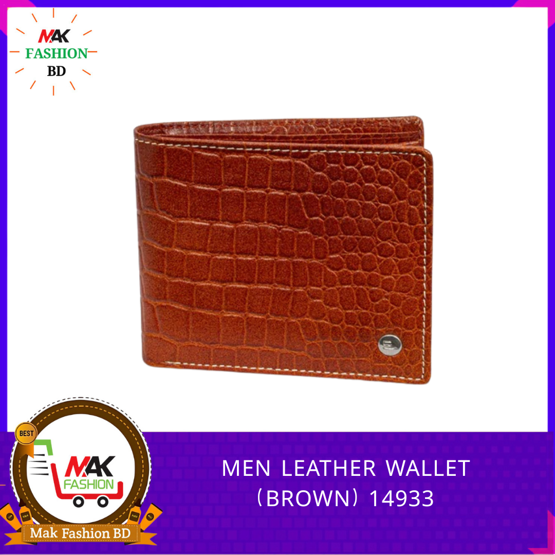 MEN LEATHER WALLET (BROWN) 14933 266775111