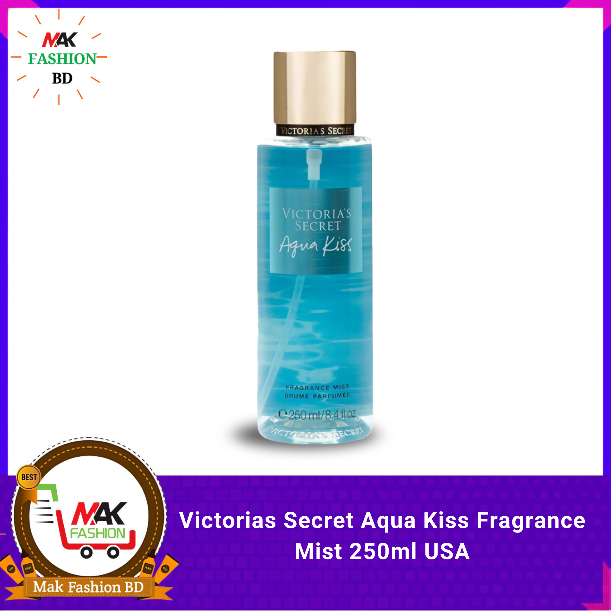 Victorias Secret Aqua Kiss Fragrance Mist 250ml USA